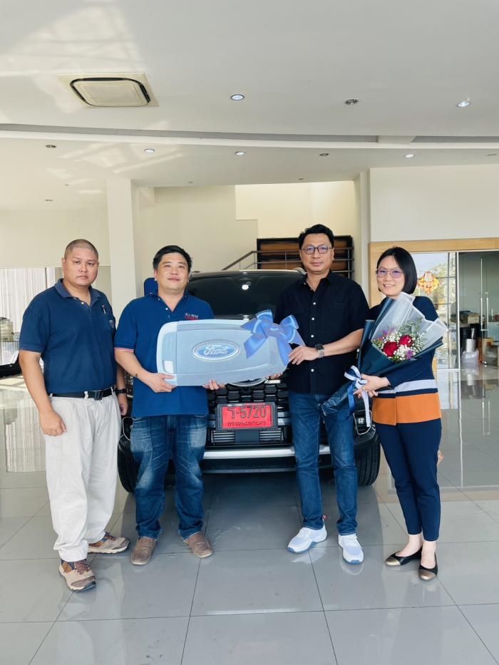 ส่งมอบรถ ส่งมอบ Everest Titanium+ 2.0L 4x2 Bi-Turbo 10AT จาก Fordgoodpro